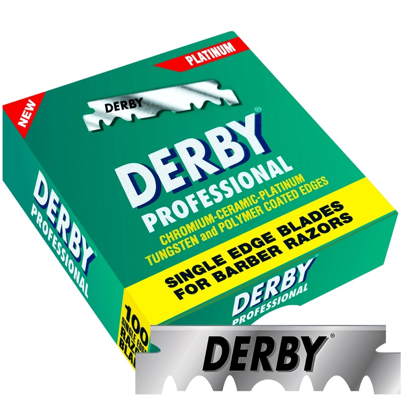 Derby Prof Single Edge Razor Blades 100ct 1x Pack