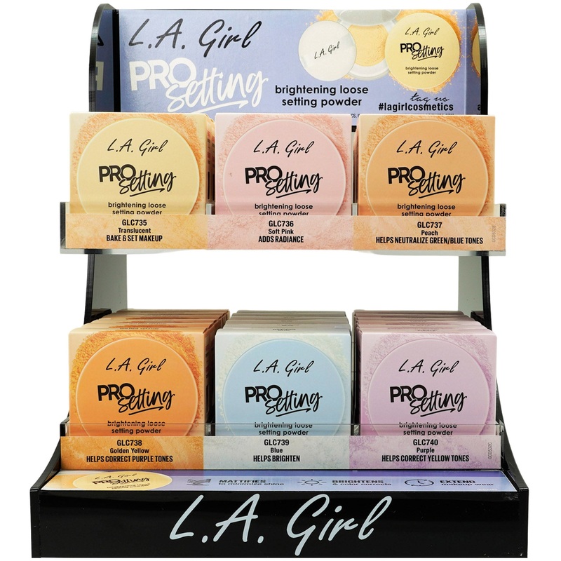 L.A. Girl Loose Setting Powder – Wholesale Display 72 Units (GCD532)