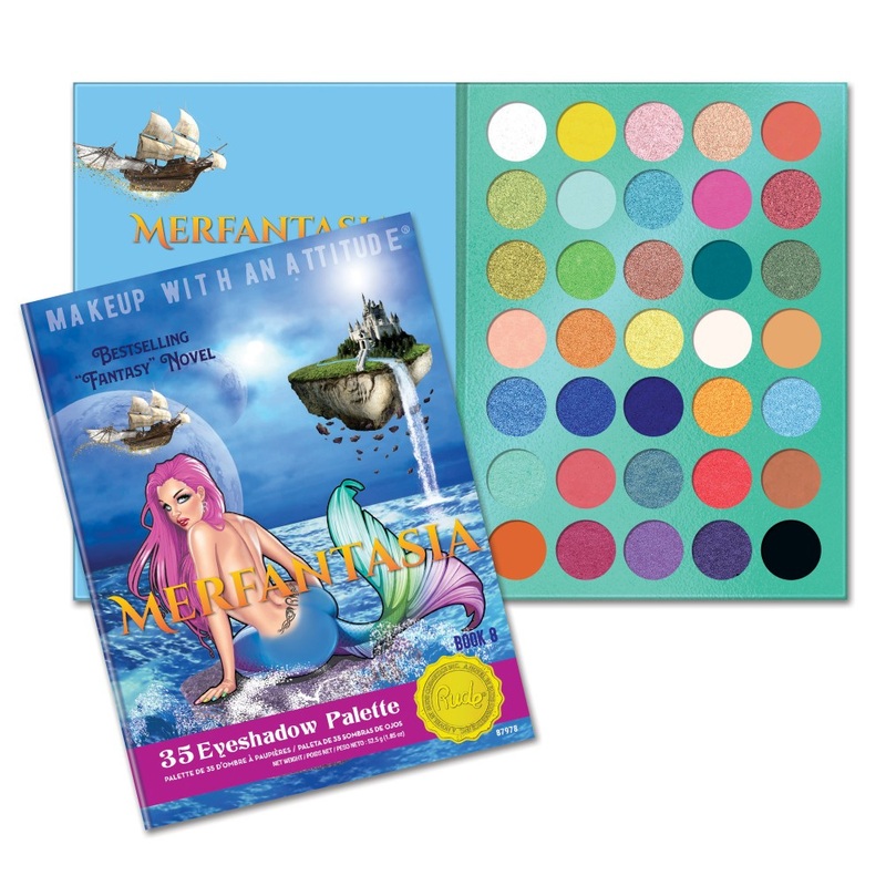 RUDE Merfantasia 35 Eyeshadow Palette – Book 8