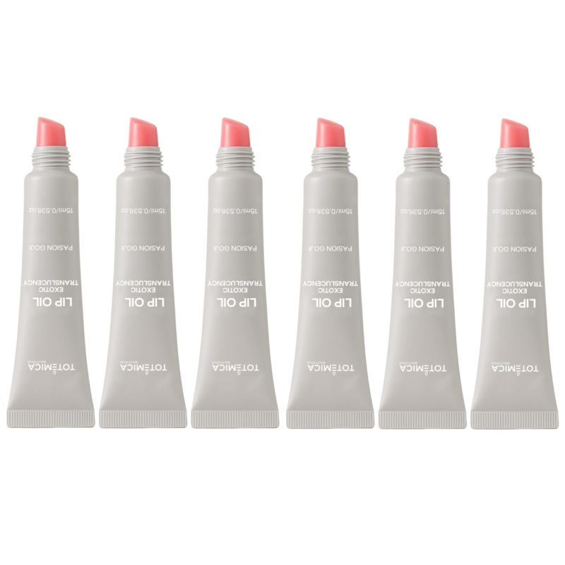 Totemica Lip Oil With Charm Exotic Translucency Passion Goji – Wholesale 6 Units (TBR24-L11C)