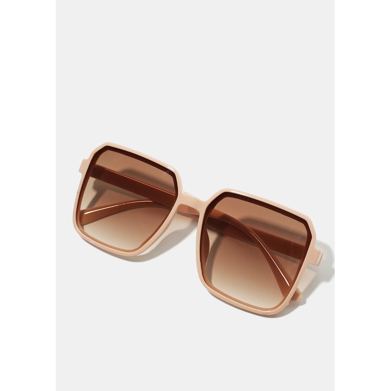 A+ Oversized Square Sunglasses
