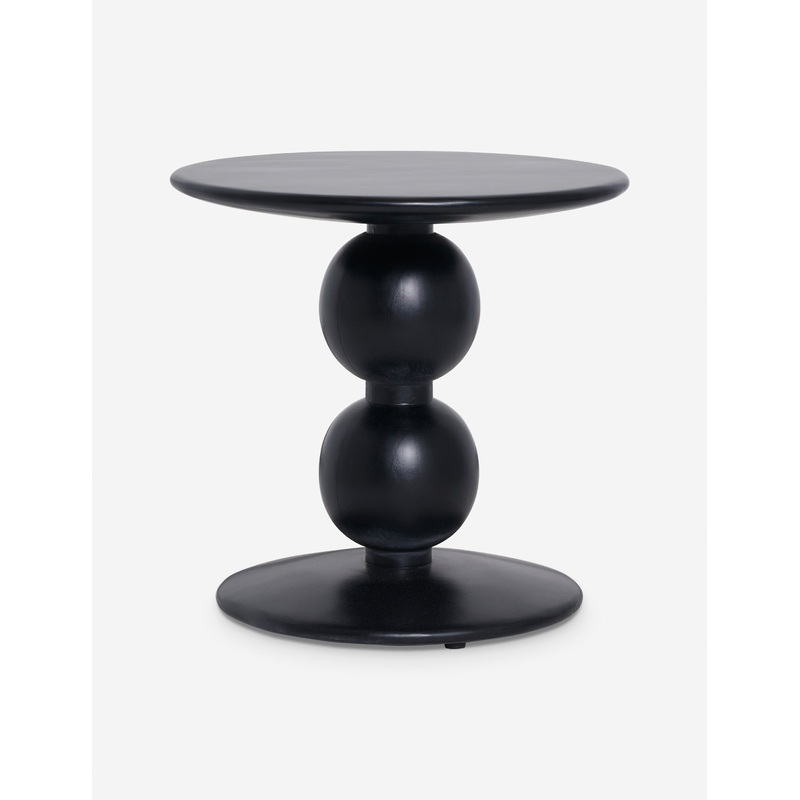 Genesis Round Side Table Black
