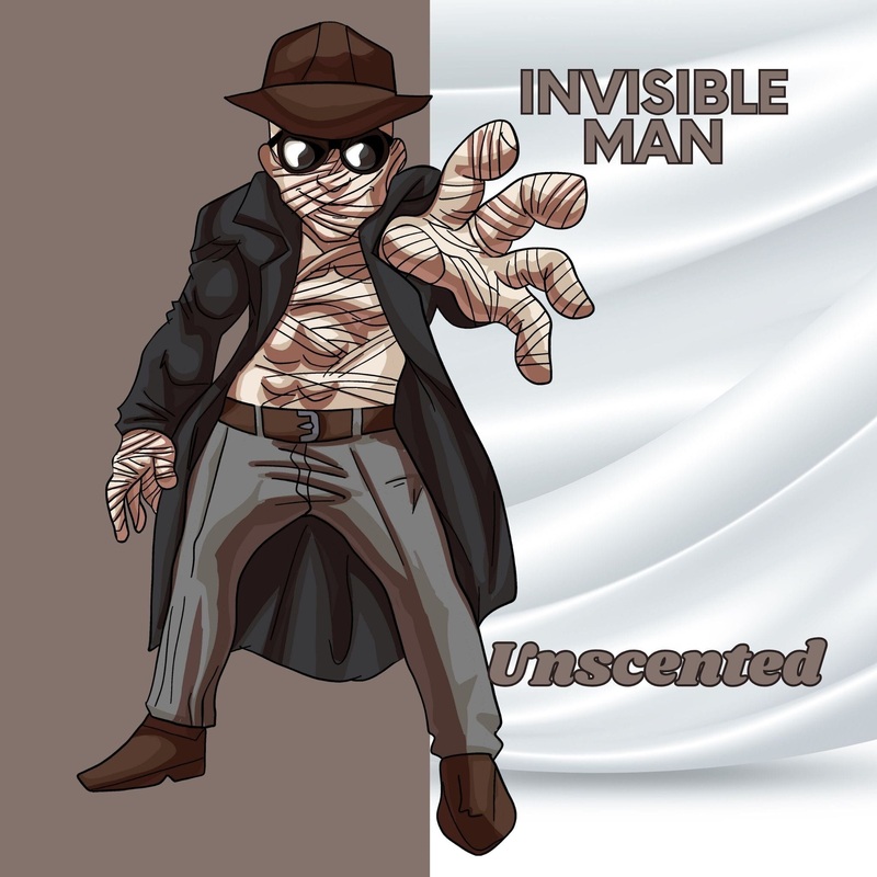 Invisible Man – Unscented – Line of Products (Choose) Beard Products Original Oil