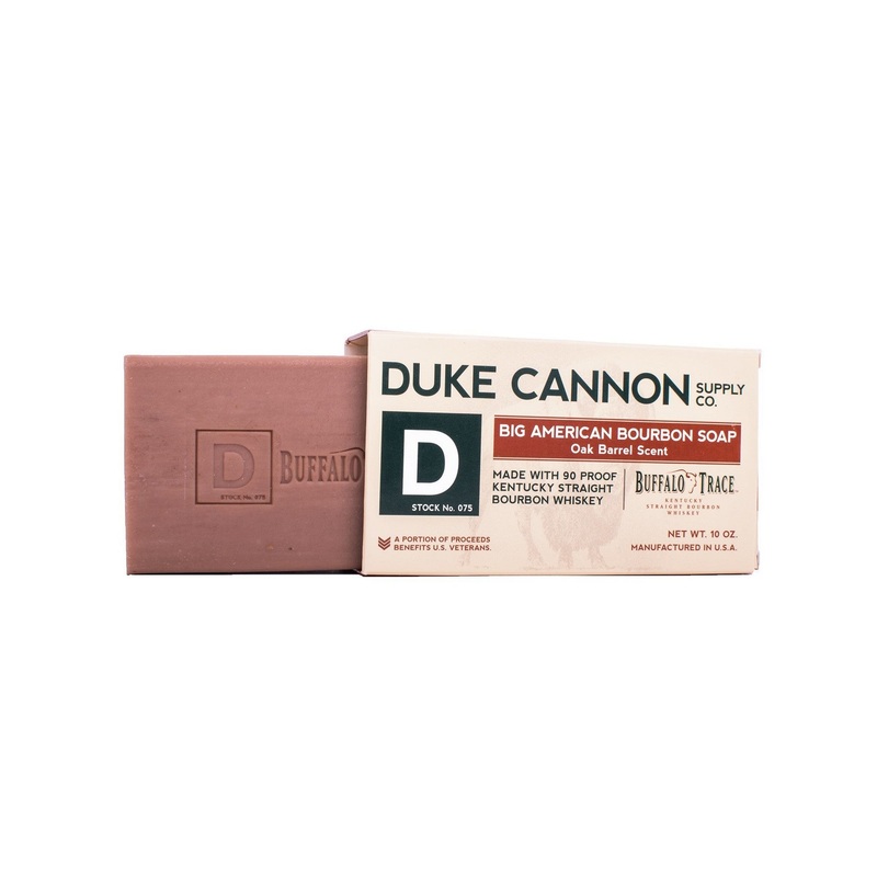 Duke Cannon Big American Bourbon Bar Soap 10 oz | Oak Barrel Scent