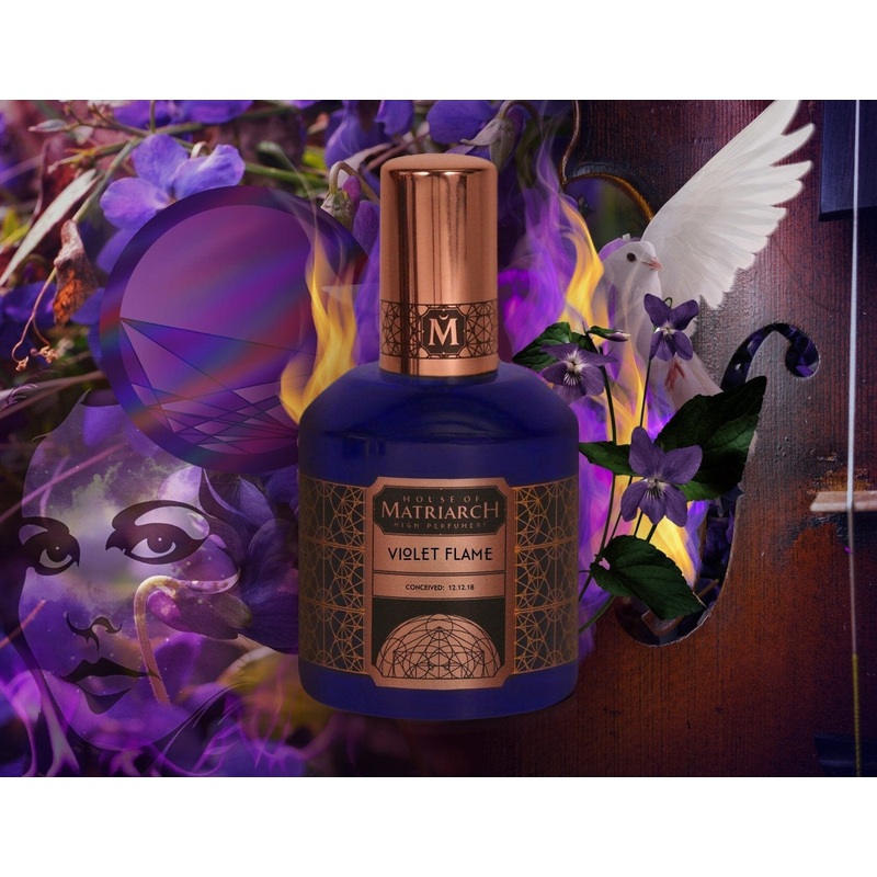 VIOLET FLAME – Natural Violet / Orris Perfume 3.3ml