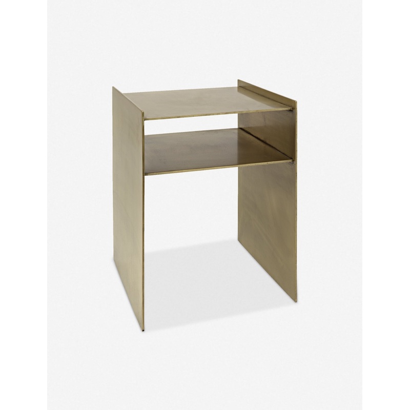Denice Nightstand Antique Brass