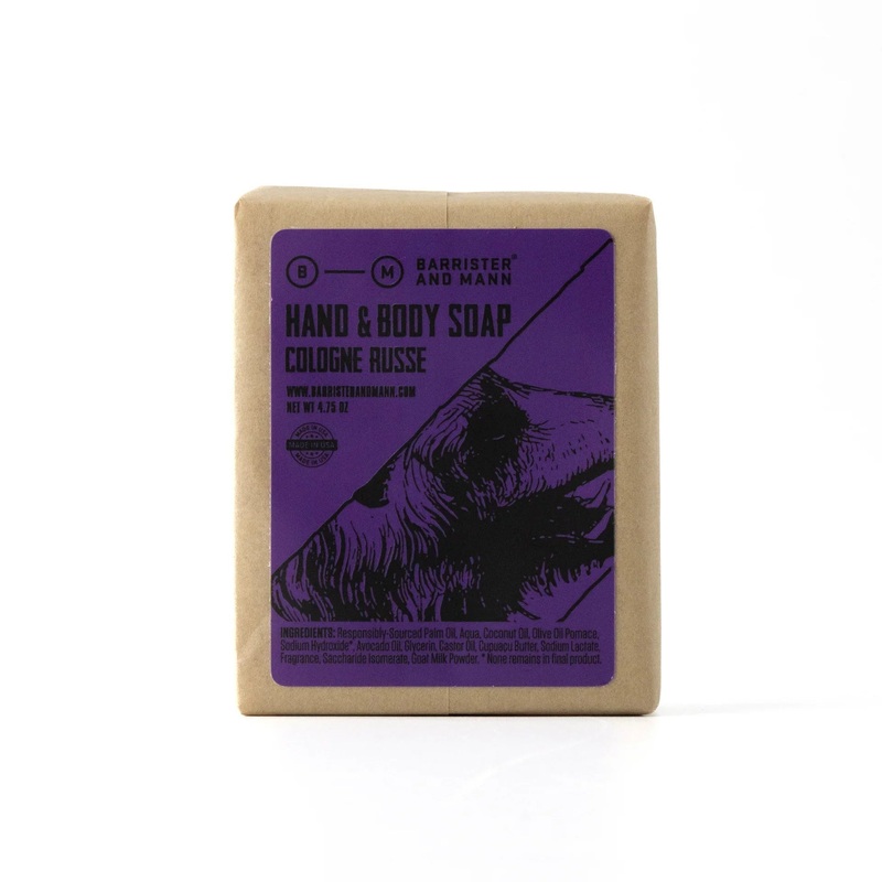 Cologne Russe Hand & Body Soap – by Barrister and Mann