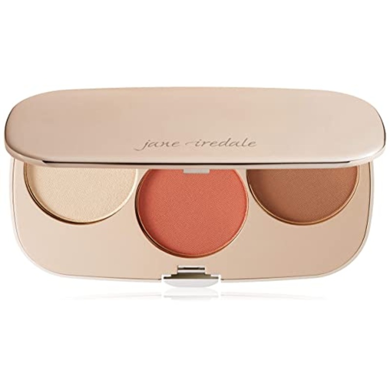 Jane Iredale Warm Contour Kit 0.16 oz | Gradually Bronze | Highlights/Contours Skin