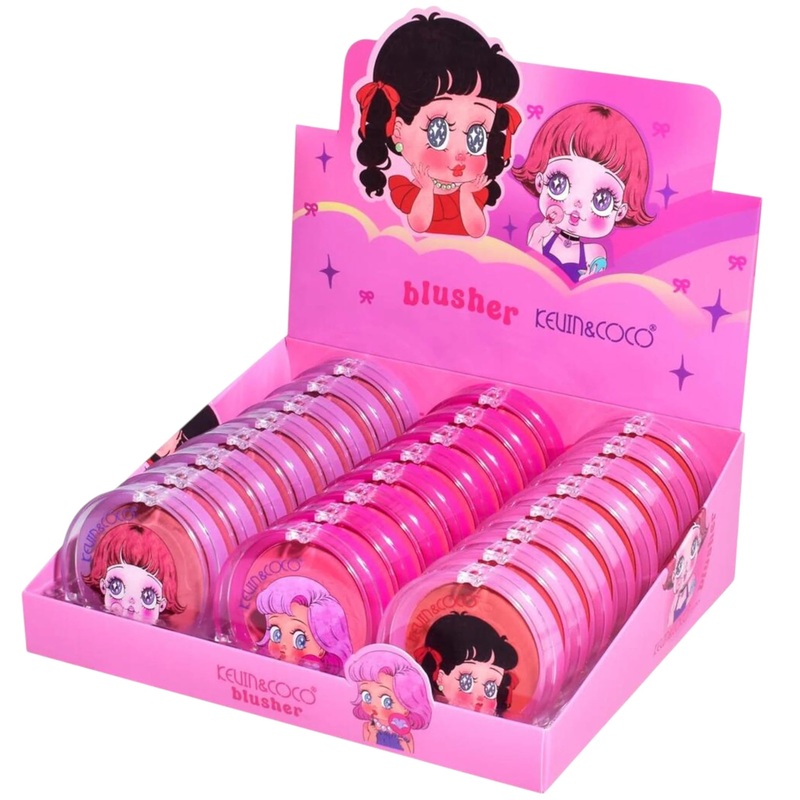 Kevin & Coco Blusher – Wholesale Display 24 Units (KC245376)