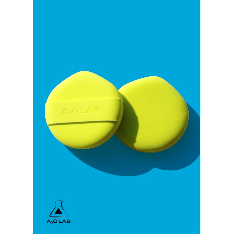 a2o Lab Silky Cloud Sponge  Lime Single