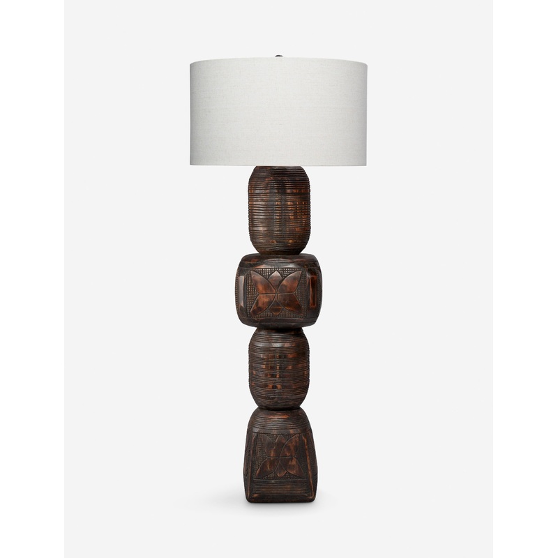 Abeni Floor Lamp Dark Brown