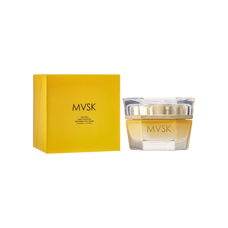 Mvsk 24K Gold – Sheep Placenta Restoring Face Cream 50ML