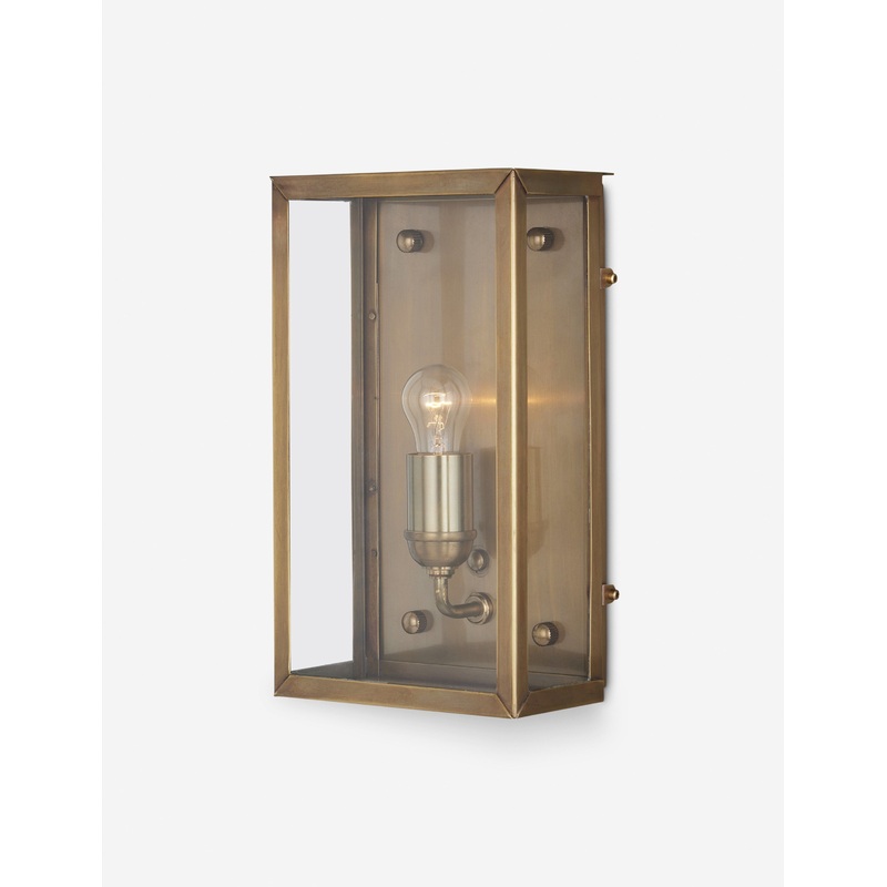Carrington Outdoor Sconce Antique Brass