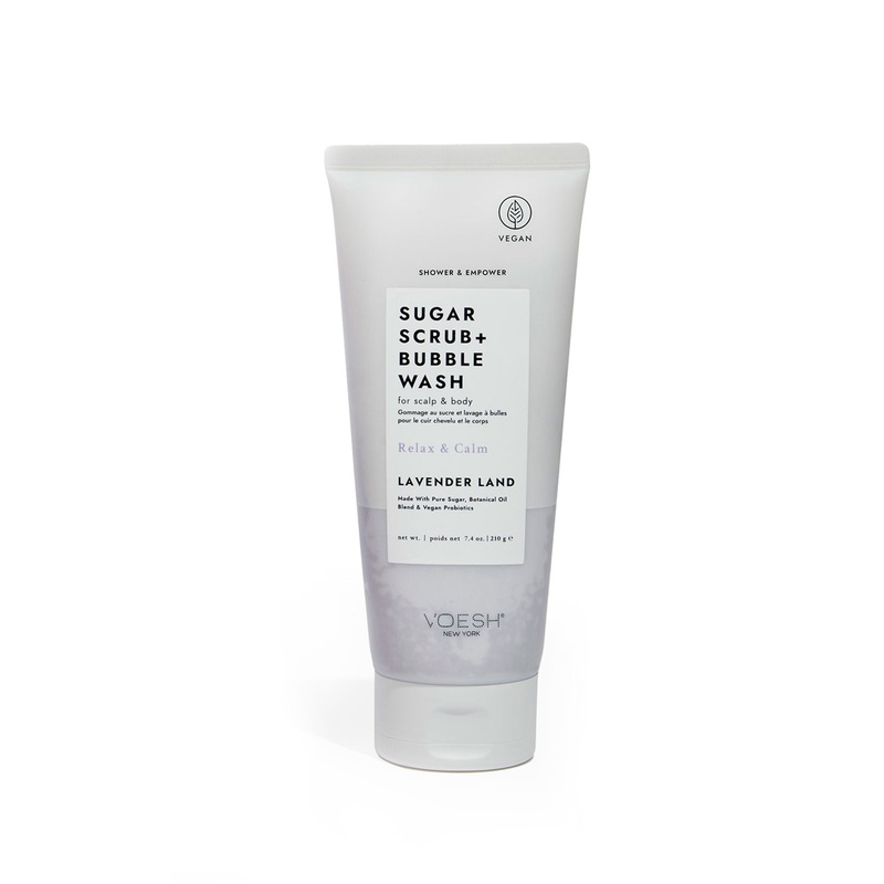 Sugar Scrub + Bubble Wash – For Scalp and Body Lavender Land
