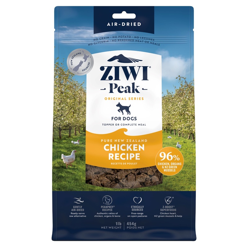 Air-Dried Dog Food – Chicken  All Natural, High Protein, Grain Free, Limited Ingredient w/ Superfoods 1.0 lb