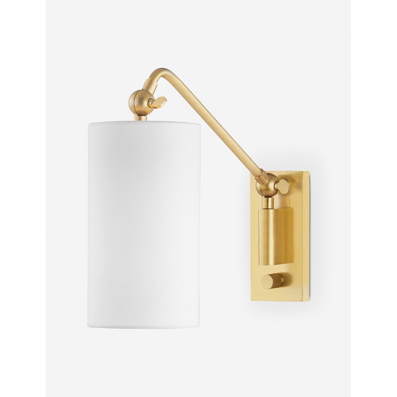 McNally Adjustable Sconce Antique Brass