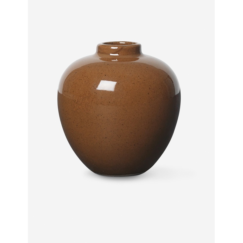 Ary I Mini Vase by Ferm Living Brown