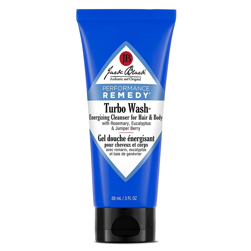 Jack Black Performance Remedy Turbo Wash 3 oz / 88 ml | Energizing Cleanser for Hair & Body
