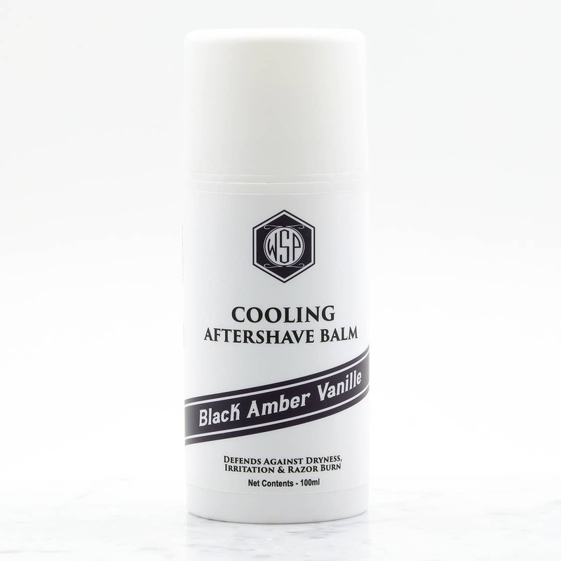 Black Amber Vanille Cooling Aftershave Balm – by Wet Shaving products