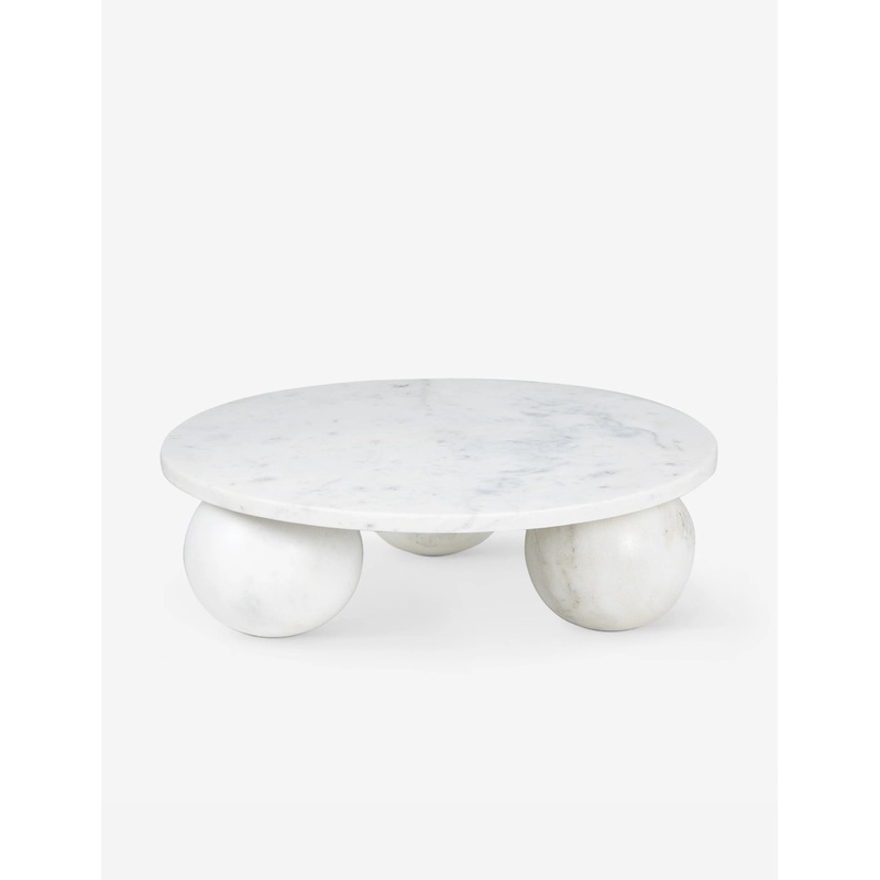 Marlow Marble Plate by Regina Andrew White Large