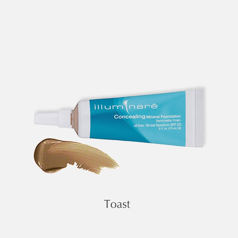 Illuminare Concealing Mineral Foundation 0.5 oz / 15 ml – Tuscan Toast | SPF 20