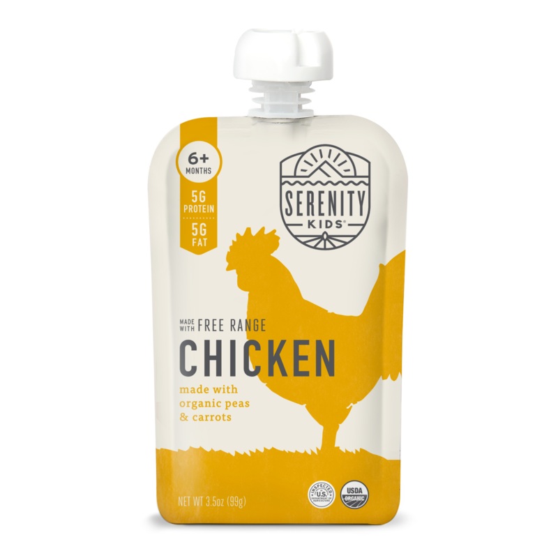 Free Range Chicken with Organic Peas and Carrots