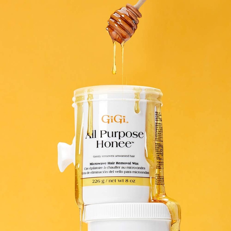 GiGi Microwave Hair Removal Wax 8 oz / 226 g – All Purpose Honee | Gently Removes Unwanted Hair