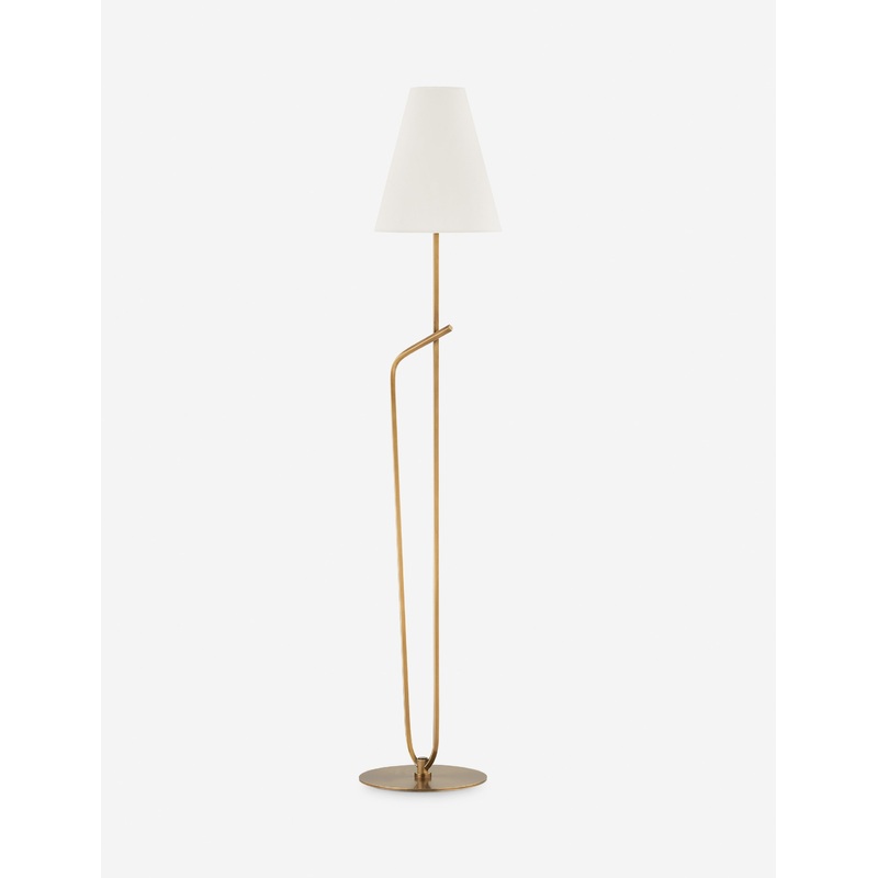 Pearce Floor Lamp by Colin King x Troy Lighting Brass