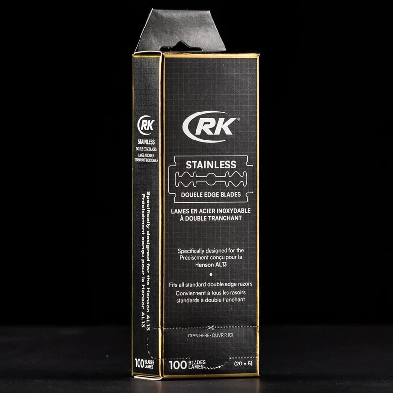 RK Shaving Stainless DE Razor Blades (100pk)