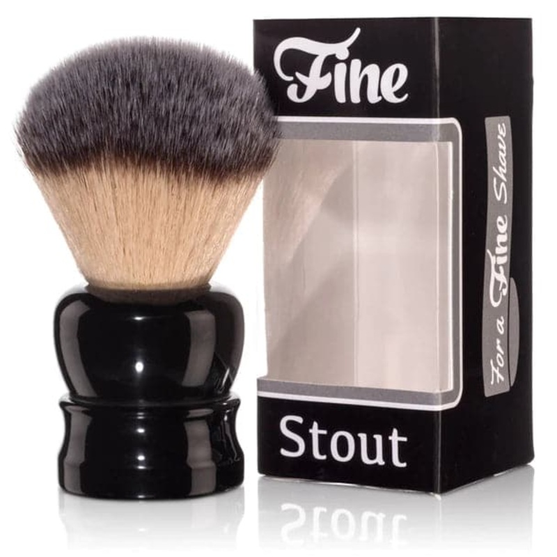 Stout Shave Brush (Black) – by Fine Accoutrements