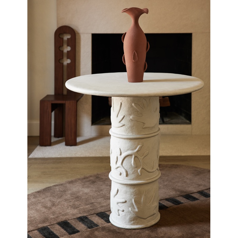 Eevi Indoor/ Outdoor Bistro Table by Sarah Sherman Samuel Ivory