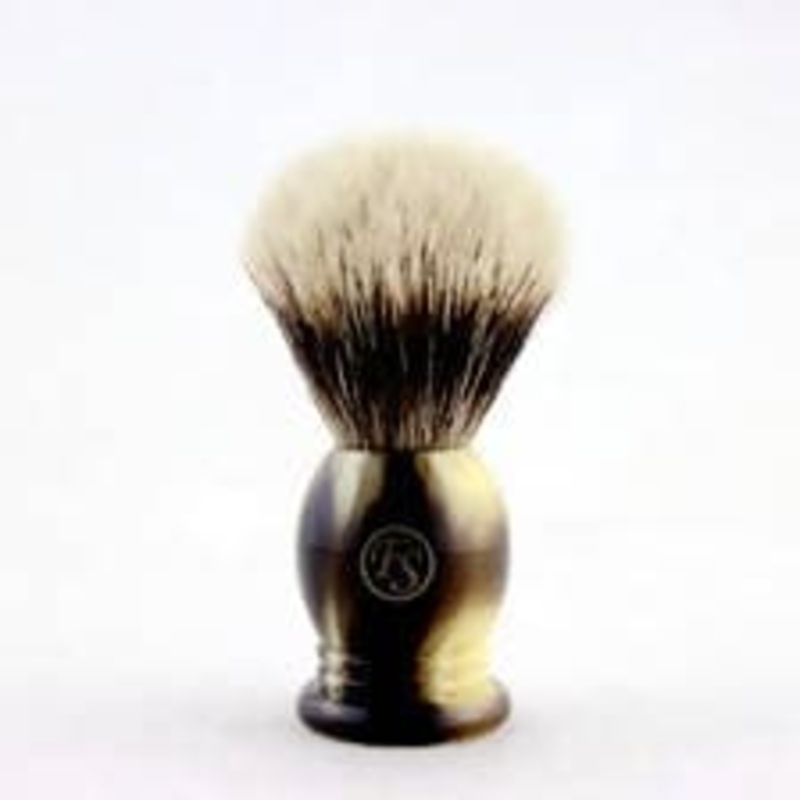 Frank shaving 2-band Finest badger hair shaving brush knot size 20mm,Vintage handle