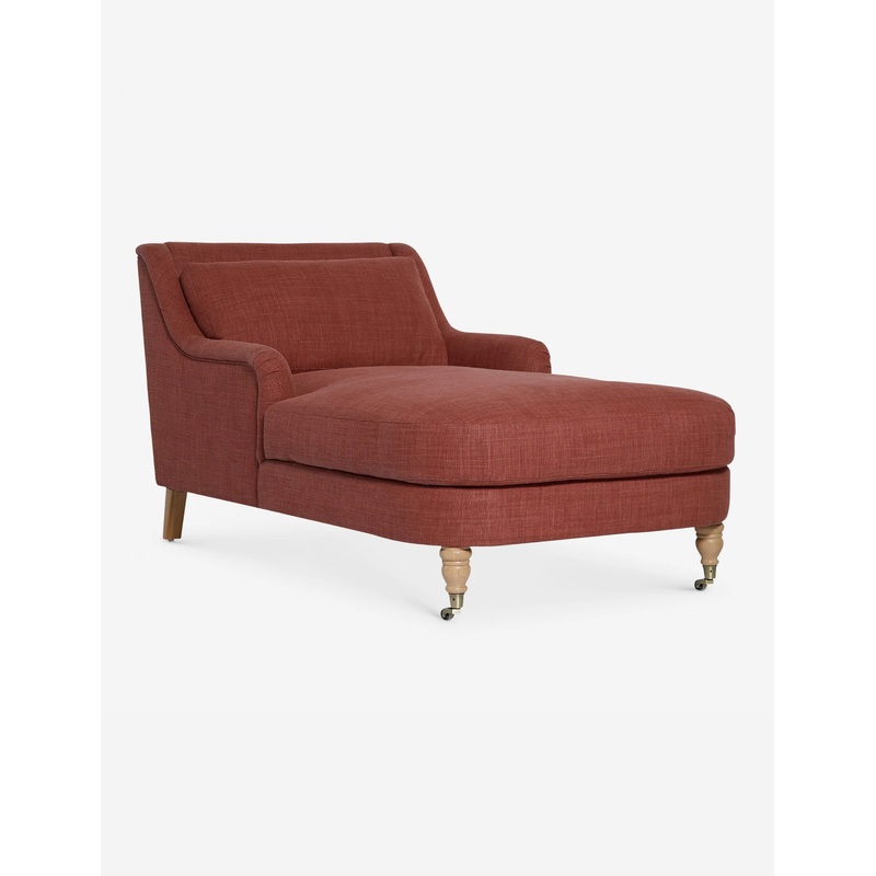 Rivington Chaise by Ginny Macdonald Taupe Boucle