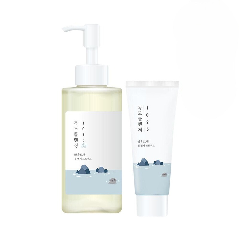 Round Lab 1025 Dokdo Cleansing Oil 200 ml special deal (free Dokdo Cleanser 40 ml)