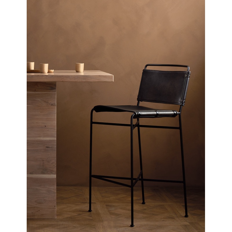 Trysta Bar And Counter Stool Natural Bar