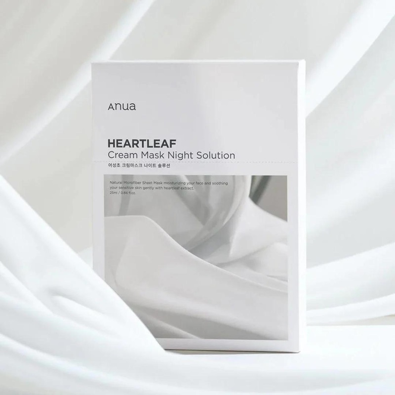 ANUA Heartleaf Cream Sheet Mask Night Solution ANUA 1pc 25mL