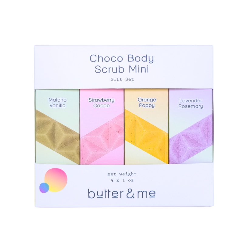 Choco Body Scrub Mini Gift Set