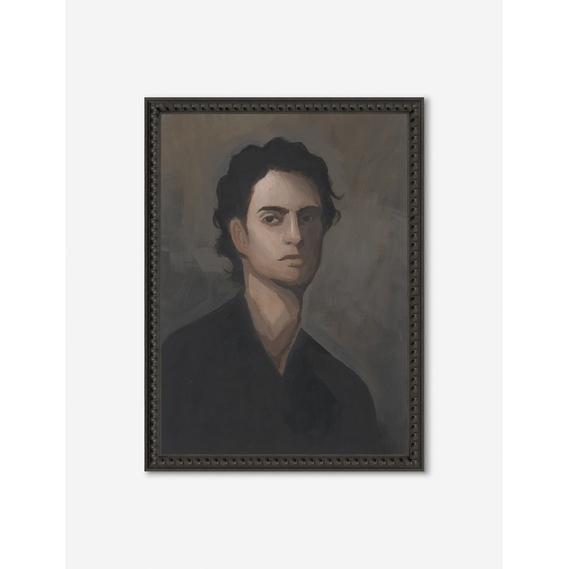 Portrait of A Man Wall Art by Ryan Brown Black 20″ x 27″