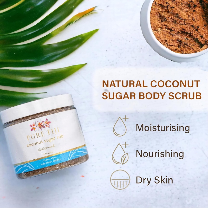Pure Fiji Coconut Sugar Rub 15.5 oz / 457 ml – Coconut
