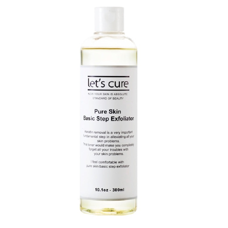 Let’s Cure Pure Skin Basic Step Exfoliator Keratin Toner 300ml