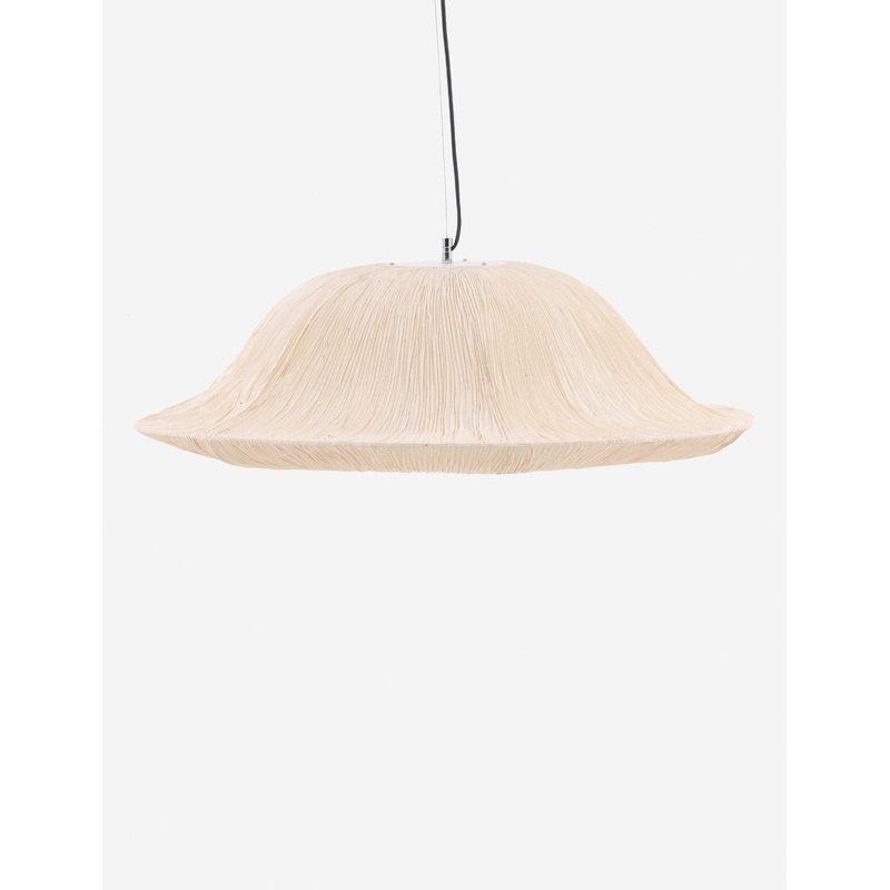 Savary Pendant Light Ivory 34″Dia
