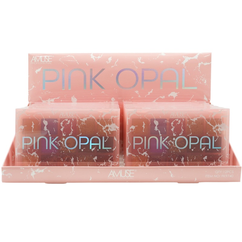 Amuse Pink Opal Eyeshadow Palette – Wholesale Display 12 Units (FK9740)
