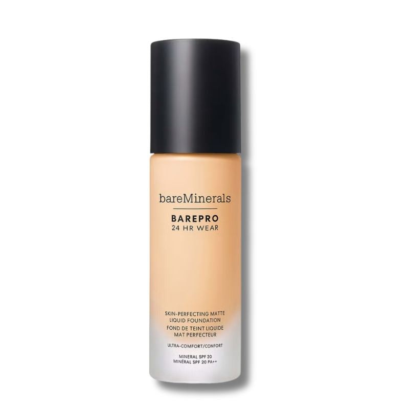 bareMinerals Barepro 24Hr Matte Comfort Liquid Foundation Mineral Spf20 30ml (various shades) Fair 15 Warm