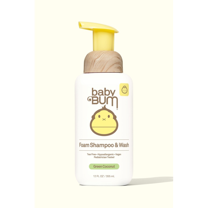 Sun Bum Baby Bum Foaming Shampoo & Wash 12 oz / 355 ml
