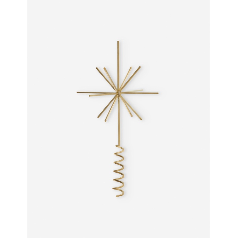 Brass Star Tree Topper by Ferm Living