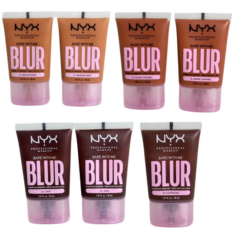 NYX Bare With Me Blur Tint Foundation Dark Assorted – Wholesale 21 Units (K544DARKAS)