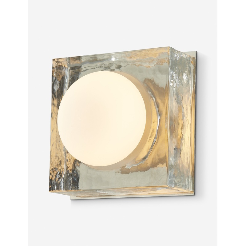 Ravi Square Sconce Aged Brass