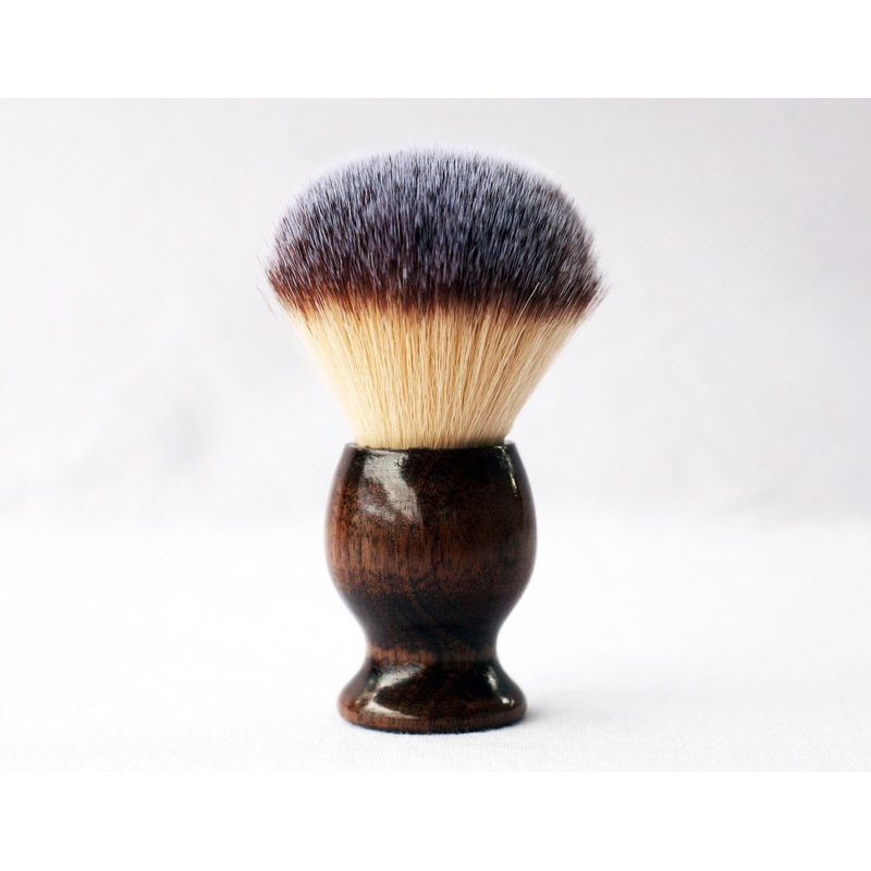 Walnut plisson Lather shave Brush