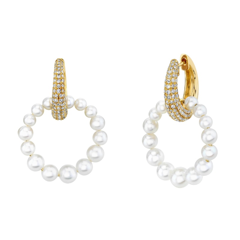 DIAMOND DOOR KNOCKER HOOPS
