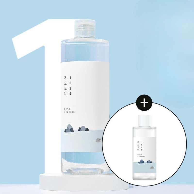 ROUND LAB 1025 Dokdo Toner Jumbo Size 500ml (Free Gift: Toner 100ml)